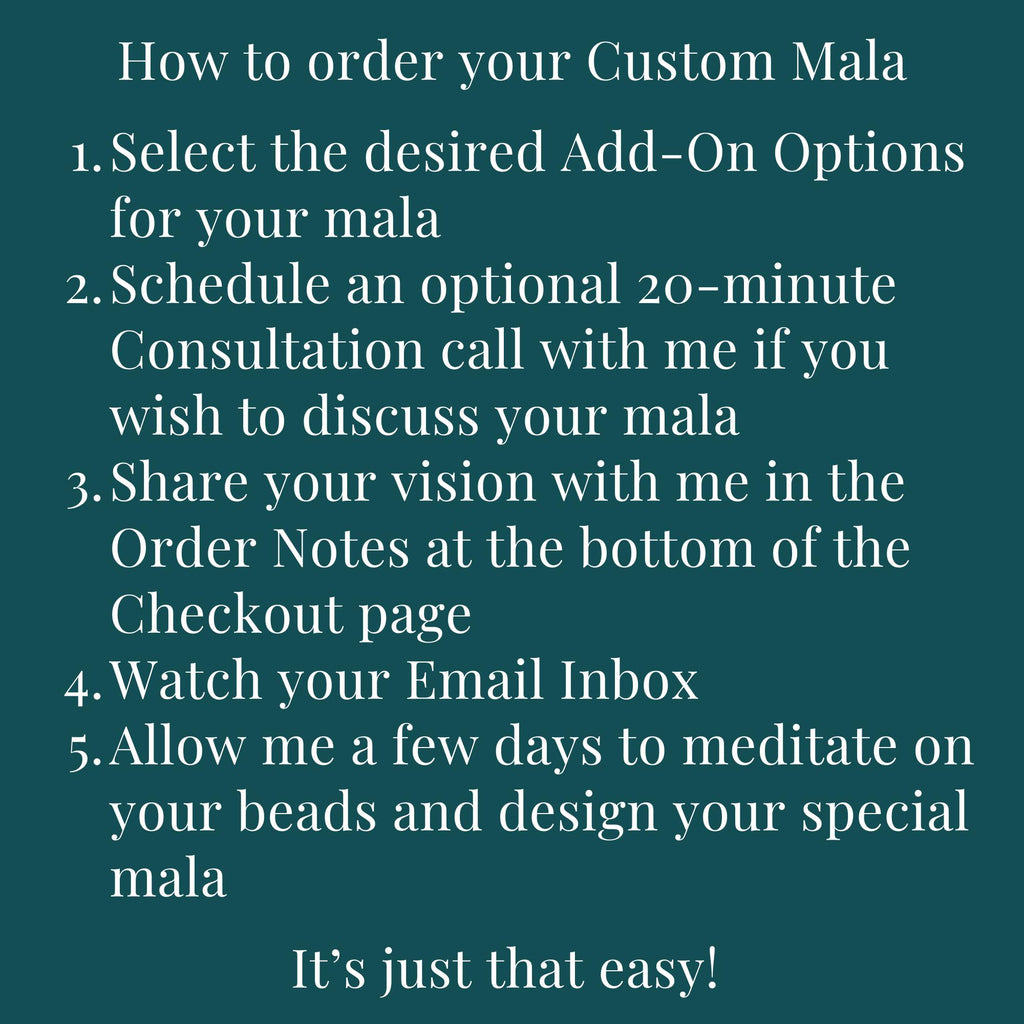Intuitively Designed Custom Mala Beads