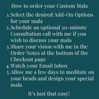 Intuitively Designed Custom Mala Beads