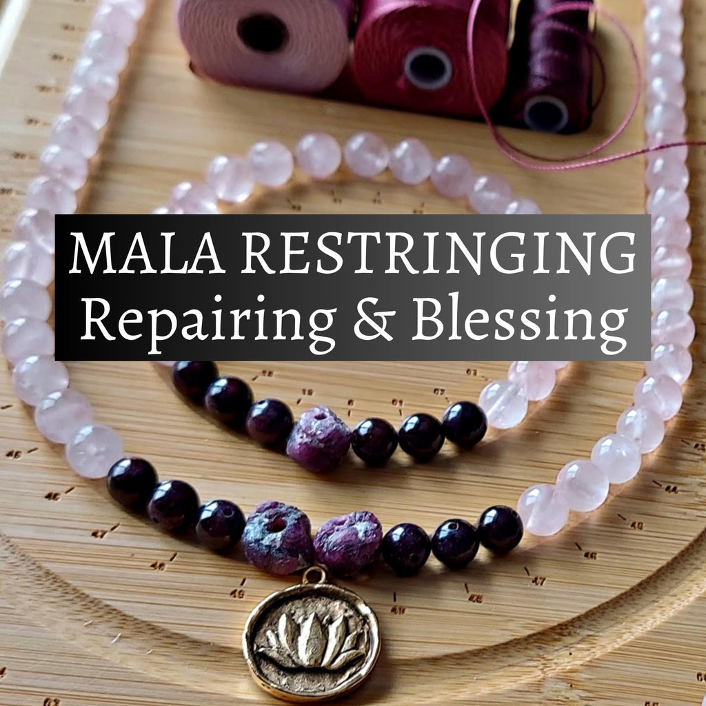Mala Bead Necklace Restringing & Blessing