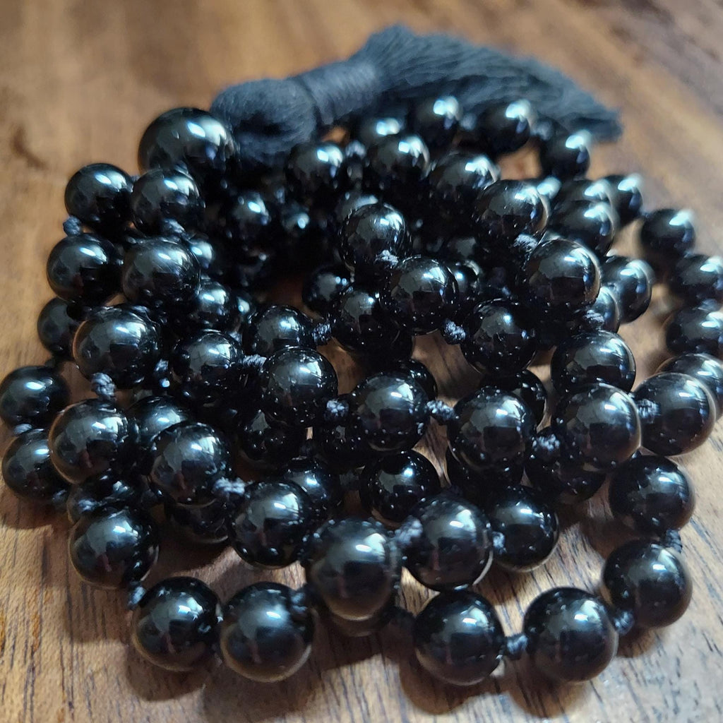 Sacred Shield Black Tourmaline Mala