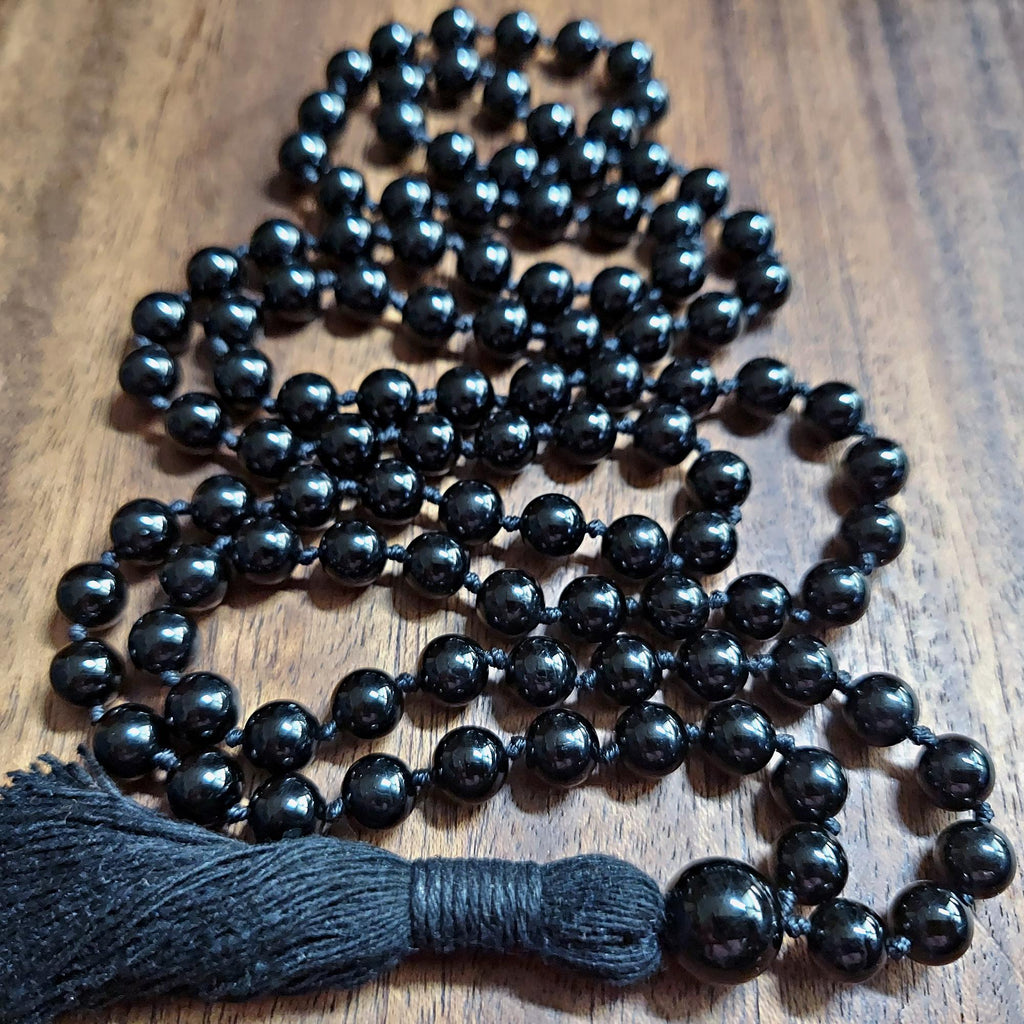 Sacred Shield Black Tourmaline Mala