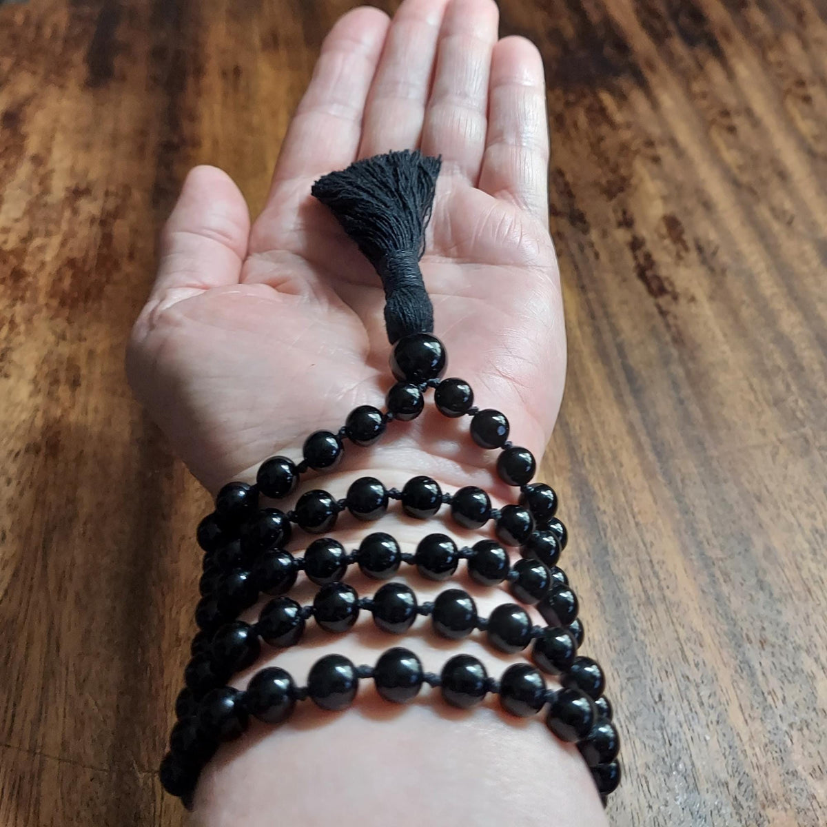 Sacred Shield Black Tourmaline Mala