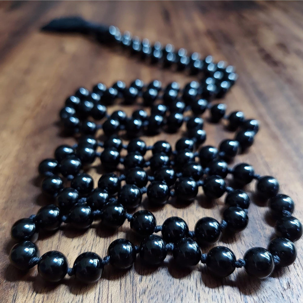 Sacred Shield Black Tourmaline Mala