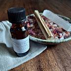 Crystal Cleansing Kit with Nag Champa Anointing Oil, Selenite, Palo Santo, and Salt Blend