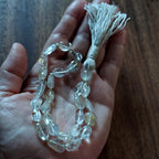 Golden Spirit Pocket Mala with Raw Topaz