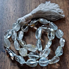 Golden Spirit Pocket Mala with Raw Topaz