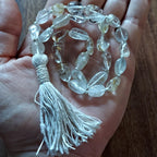 Golden Spirit Pocket Mala with Raw Topaz