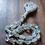 Golden Spirit Pocket Mala with Raw Topaz