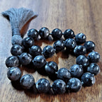Shadow and Shimmer Pocket Mala with Larvikite