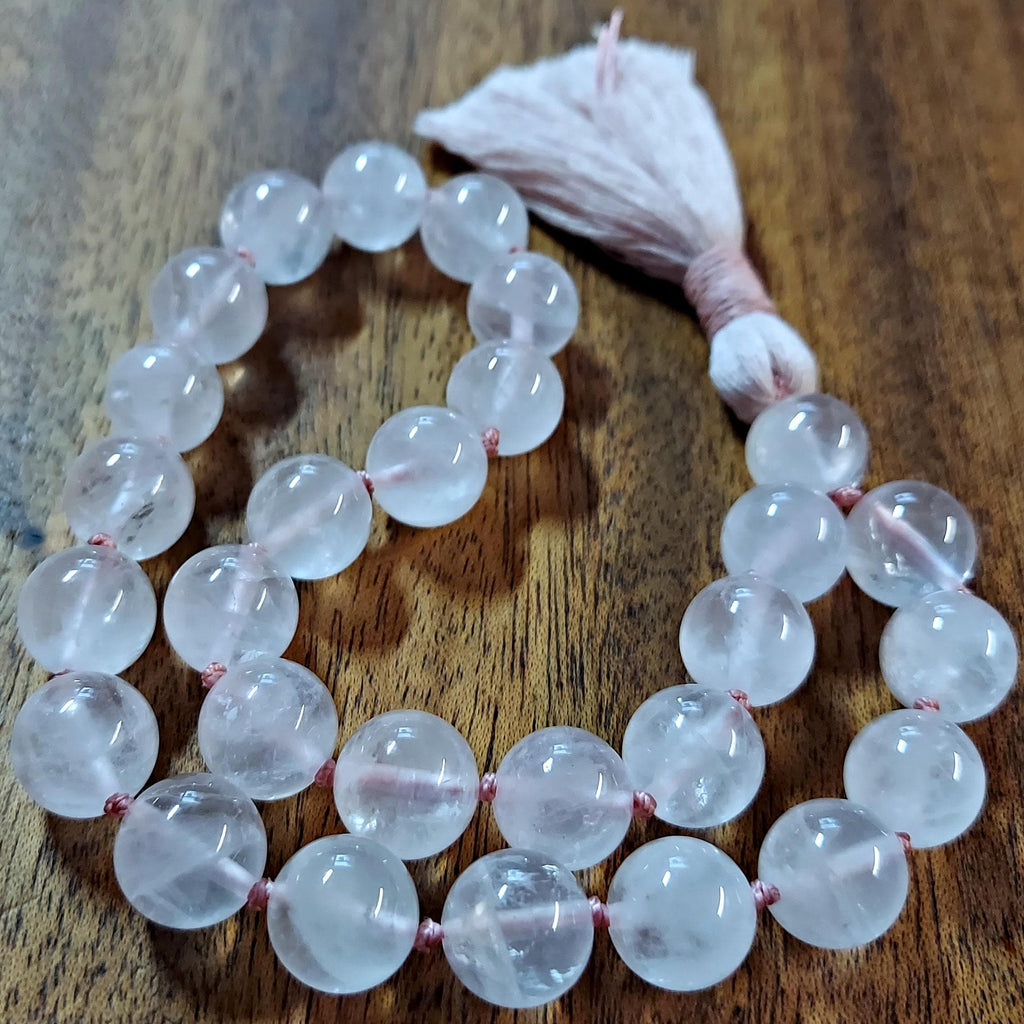 Love and Light Pocket Mala with Rose Quartz