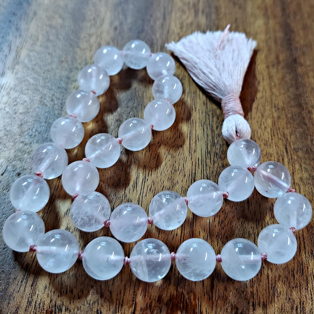 Love and Light Pocket Mala with Rose Quartz