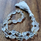 Golden Spirit Pocket Mala with Raw Topaz