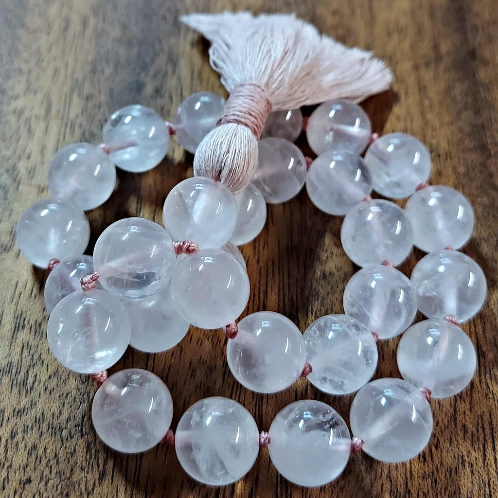 Love and Light Pocket Mala with Rose Quartz