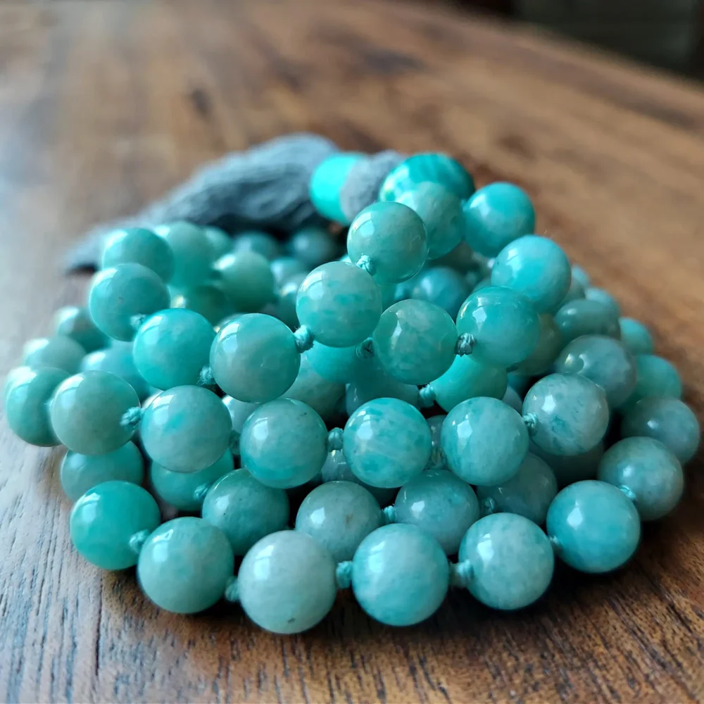 GREEN AMAZONITE CLARITY MALA - Image 6