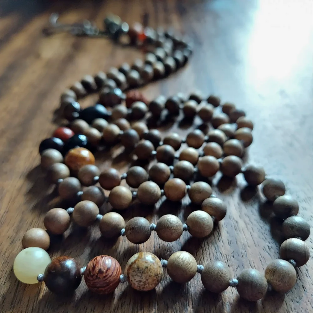 SANDALWOOD PRAYER MALA - Image 2