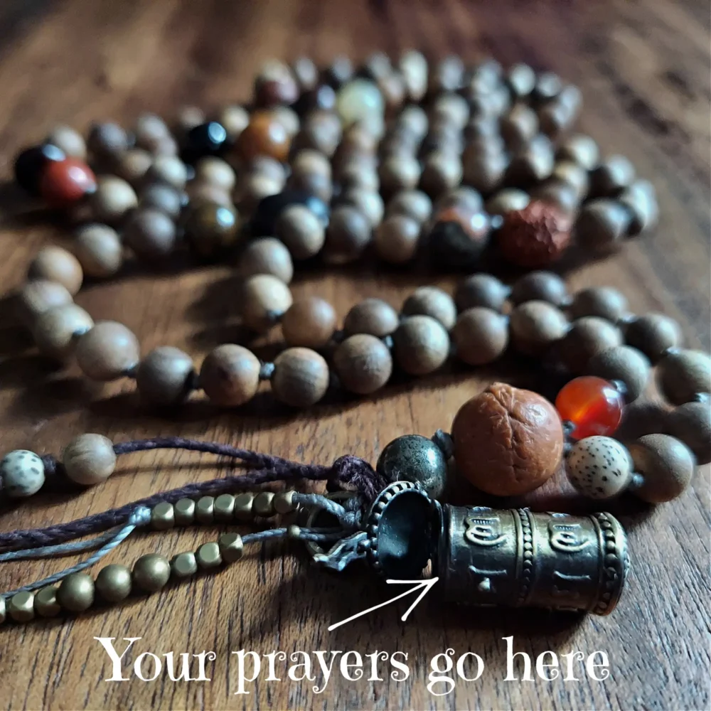 SANDALWOOD PRAYER MALA - Image 7