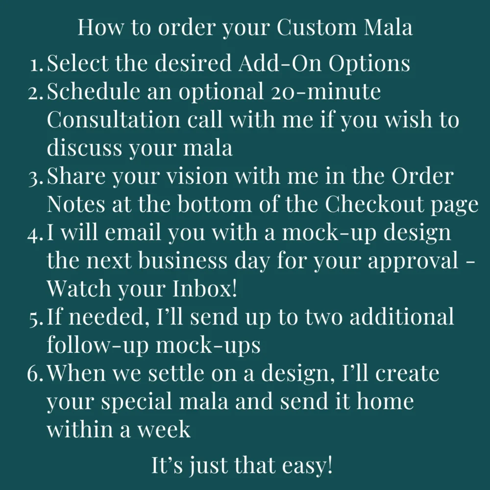CUSTOM MALA BEADS - Image 2