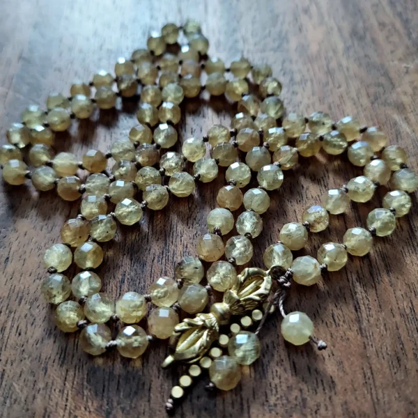 Imperial Topaz Golden Radiance Mala