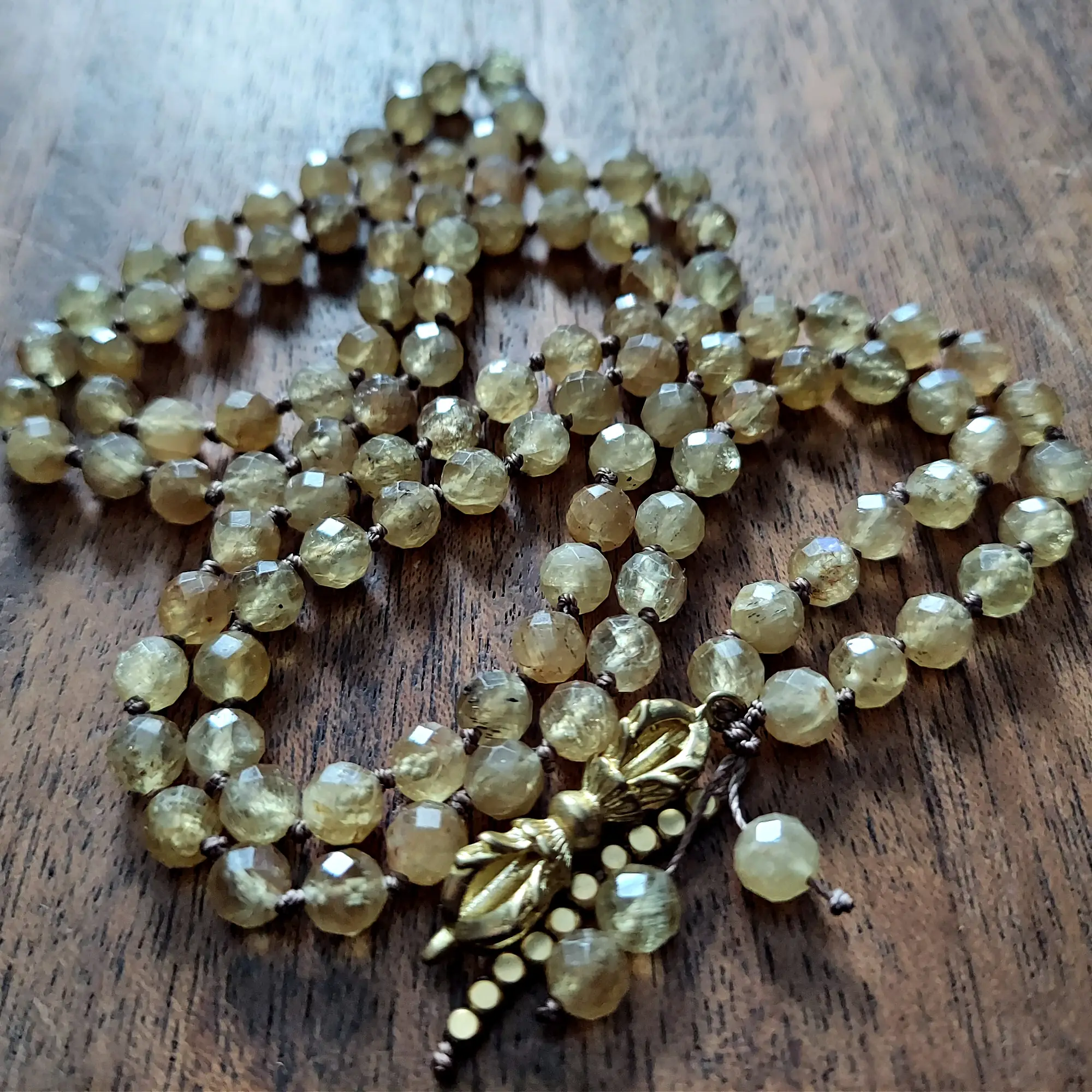IMPERIAL TOPAZ GOLDEN RADIANCE MALA