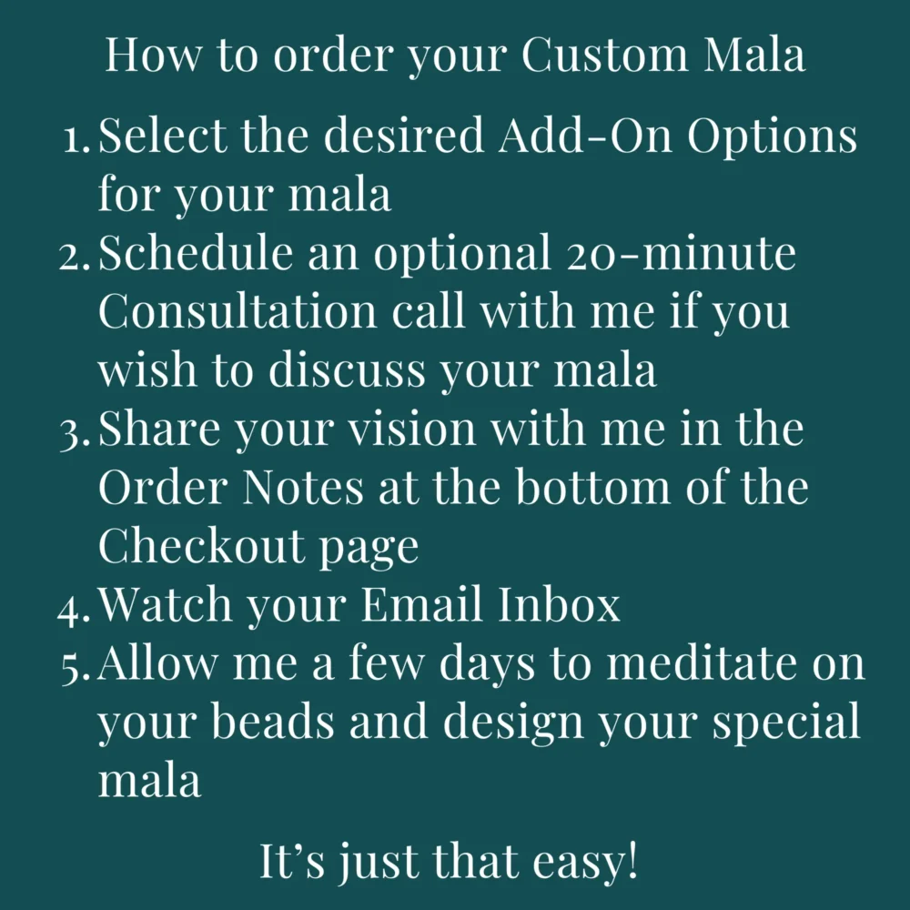 INTUITIVELY DESIGNED CUSTOM MALA BEADS - Image 2