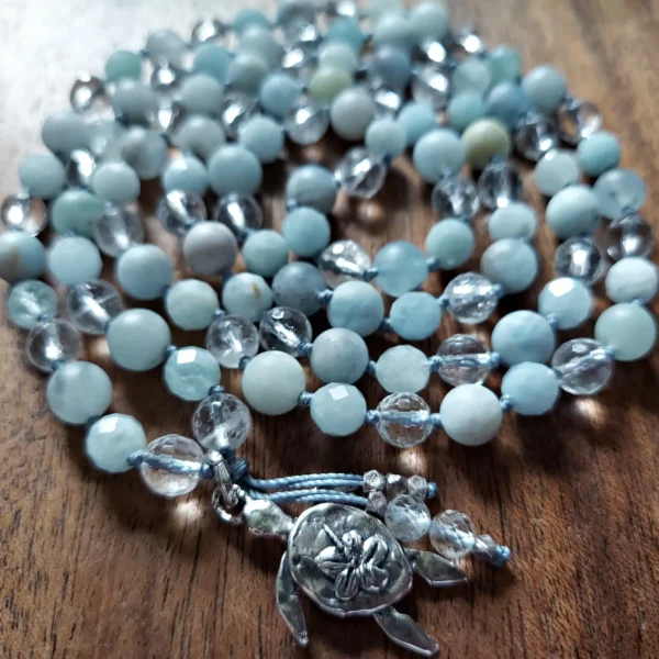 Aquamarine Sea Turtle Mala