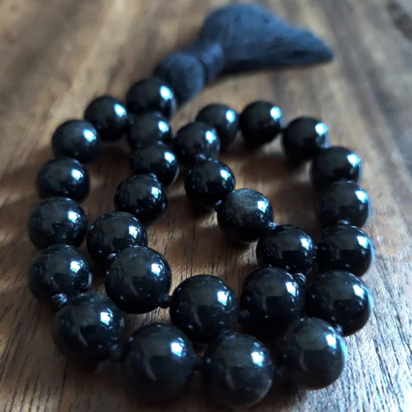 Black Obsidian Pocket Mala